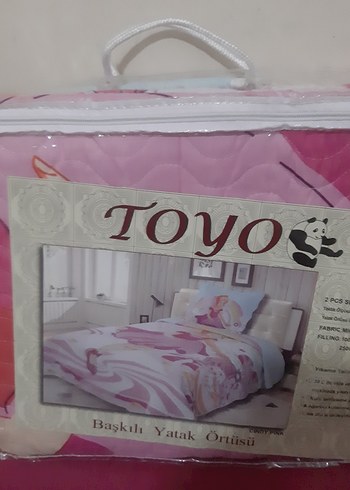 Çocuklar için Pembe Baskılı  yatak örtüsü - Görsel 8