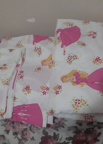 Baskılı Pembe  pike takımı - Görsel 2