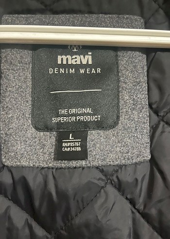 Gri Deri Kollu Kapüşonlu Fermuarlı Ceket - Görsel 5