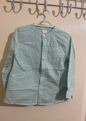 Uzun Kollu Düğmeli Bebek Erkek Takım - Görsel 3