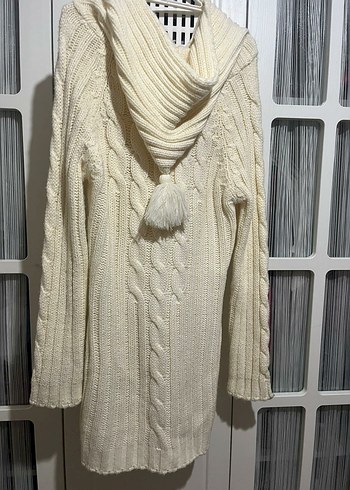 Gri Bohem Tarz Uzun Kollu Örgü Kadın Hırka - Görsel 3