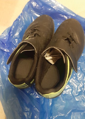 Siyah Erkek Çocuk Spor Ayakkabı Velcro - Görsel 3