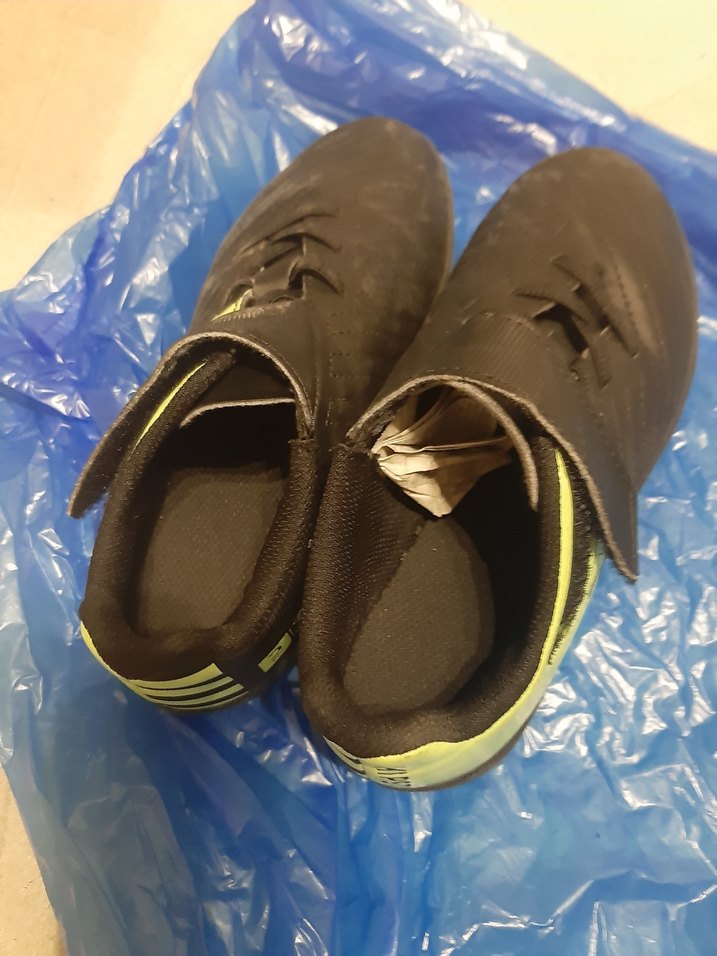 Siyah Erkek Çocuk Spor Ayakkabı Velcro - Görsel 3