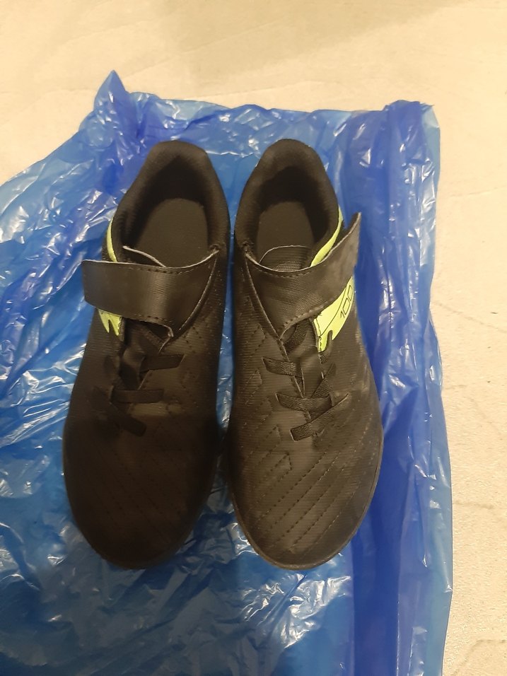 Siyah Erkek Çocuk Spor Ayakkabı Velcro - Görsel 2