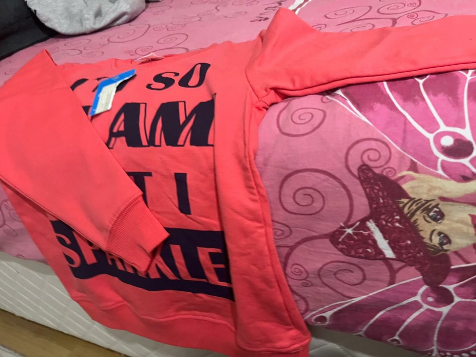 Kız Çocuk nar  çiçeği  renli çoraplı takım - Görsel 4