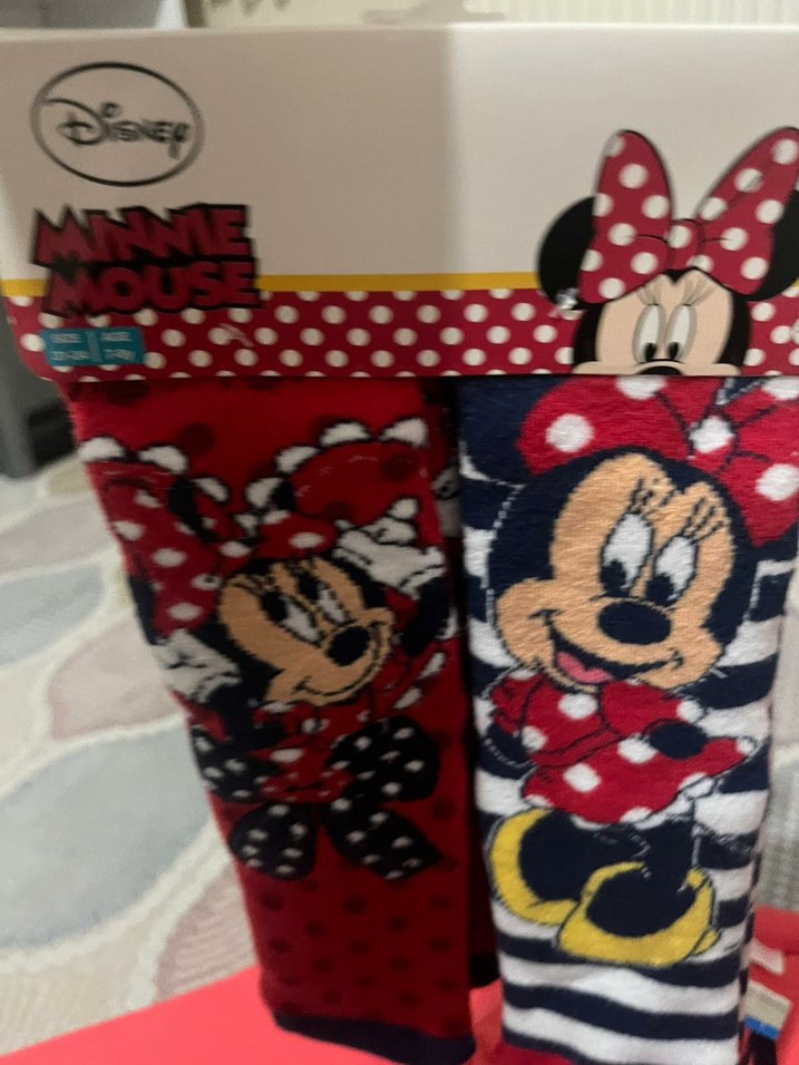 Kız Çocuk nar  çiçeği  renli çoraplı takım - Görsel 5