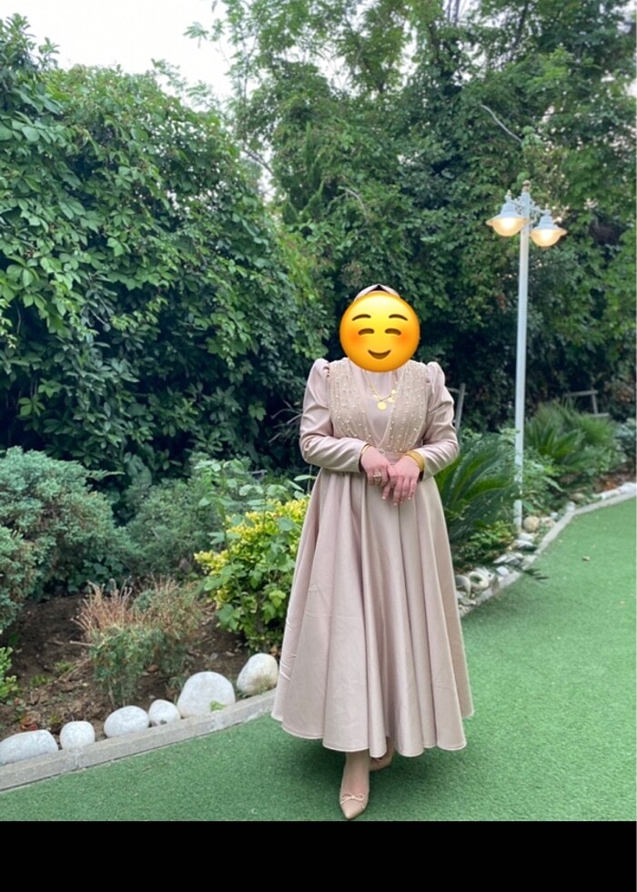 Tesettür abiye elbise - Görsel 2