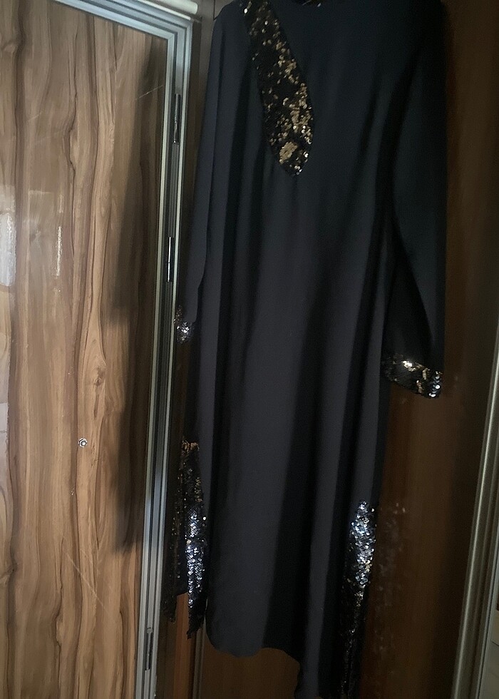 Krep kumaş 46beden elbise ister tünik ister elbise olarak kullan - Görsel 2