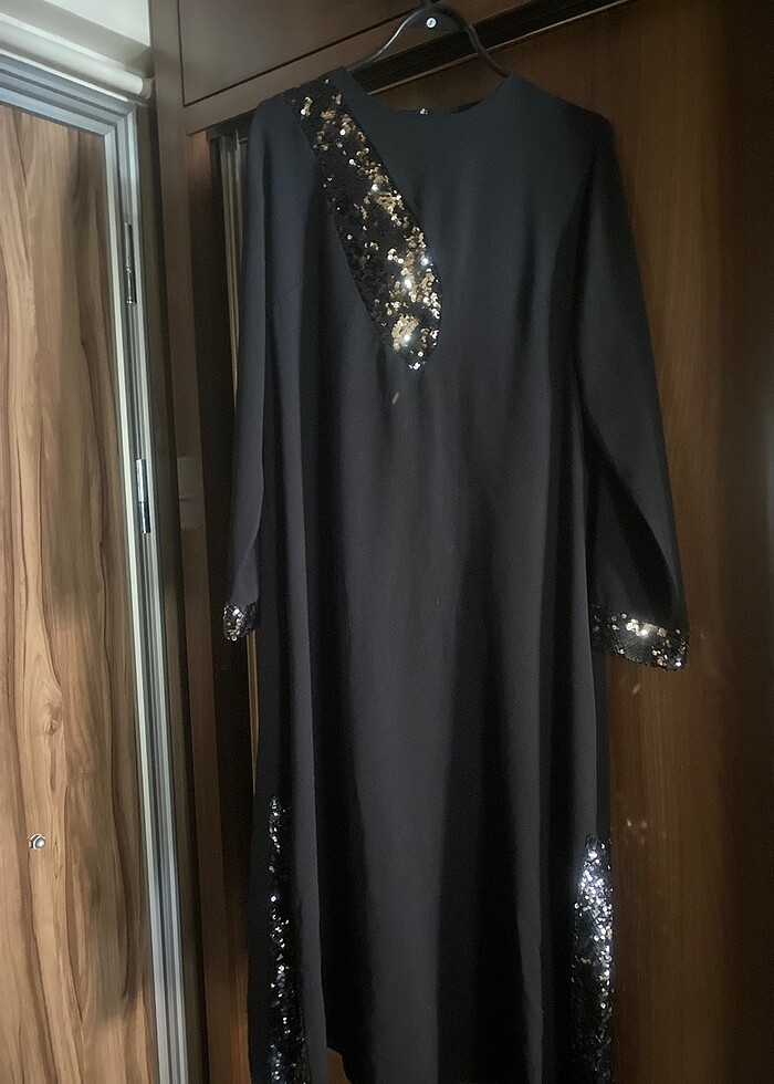 Krep kumaş 46beden elbise ister tünik ister elbise olarak kullan - Görsel 5