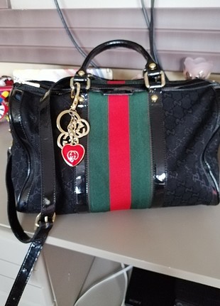  Beden siyah Renk Bayan kol çantası gucci