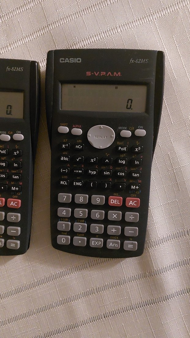 Casio Siyah Hesap Makinesi Seti - Görsel 2