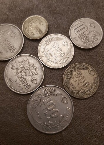 Madeni paralar 1987  - Görsel 2