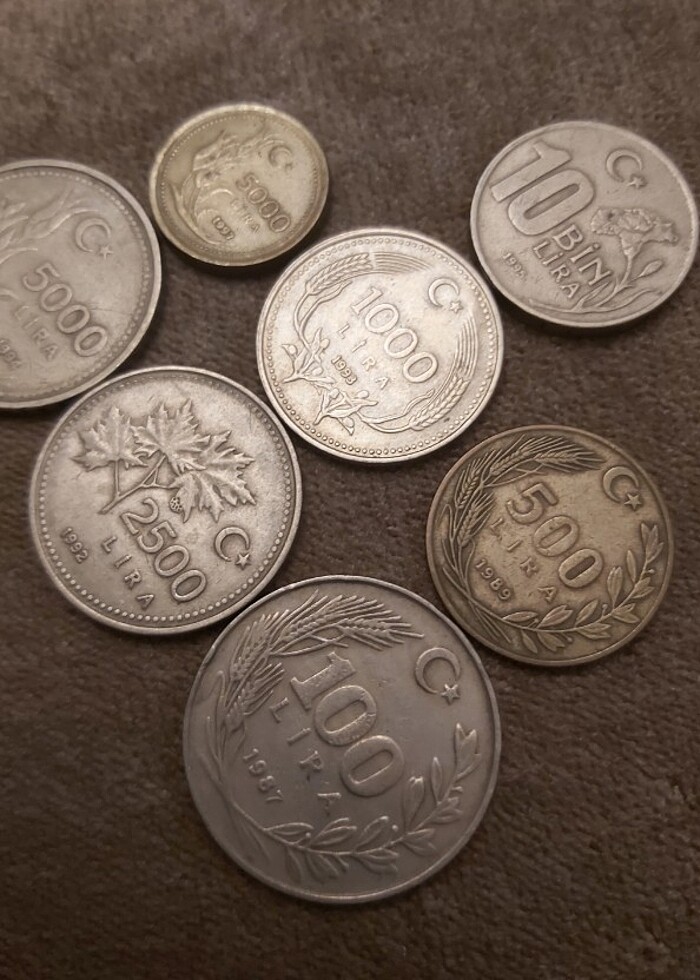 Madeni paralar 1987  - Görsel 2