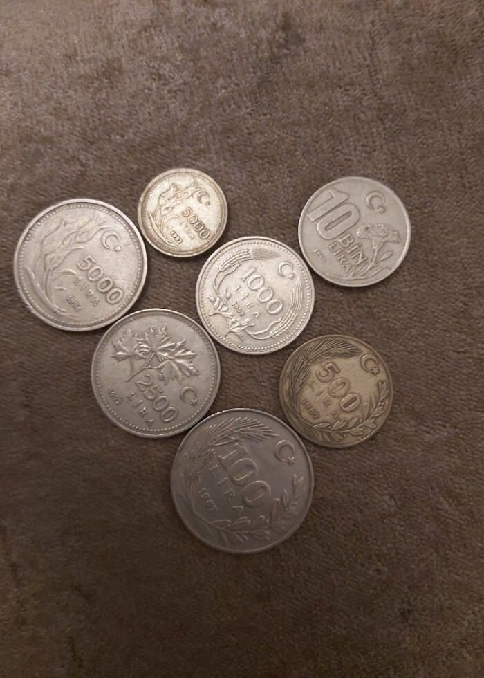 Madeni paralar 1987  - Görsel 4