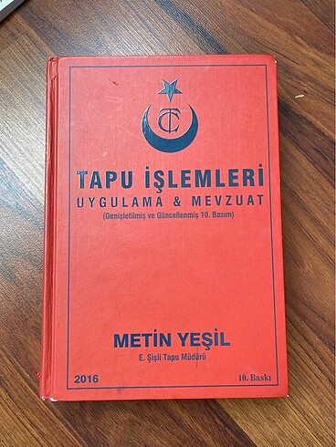 Metin yeşil tapu işlemleri kitabı