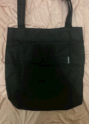 Diğer Kadın Siyah Basic Suni Kumaş Omuz Çantası