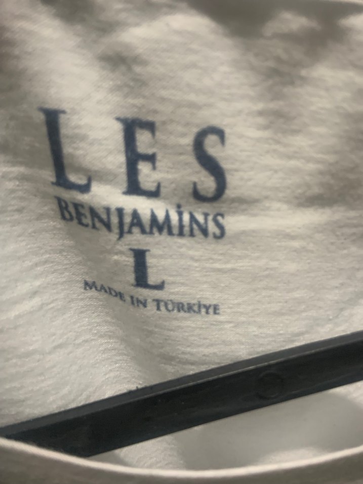 Les Benjamins Beyaz Tişört - Görsel 3