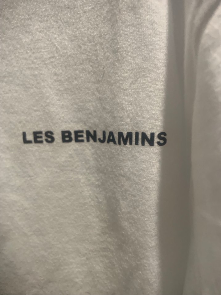 Les Benjamins Beyaz Tişört - Görsel 4