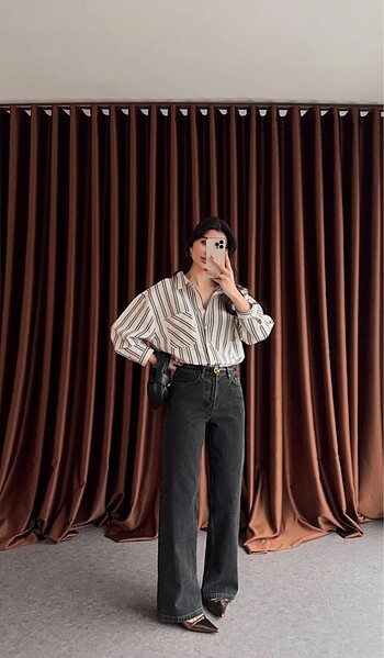 Cos Hazelanna cos wide leg antrasit jean
