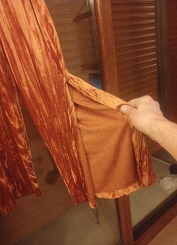 Zara ZARA PAREO KADİFE PANTALON