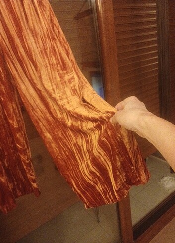s Beden ZARA PAREO KADİFE PANTALON