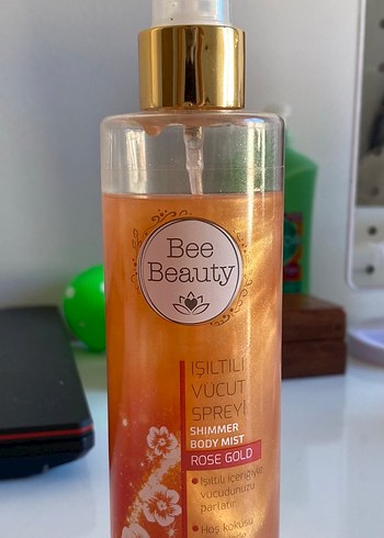 Bee Beauty Işıltılı Vücut Spreyi Rose Gold