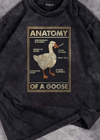 Duck Anatomy Unisex Eskitme T-shirt