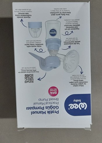 Mavi Gri Manuel Göğüs Pompası