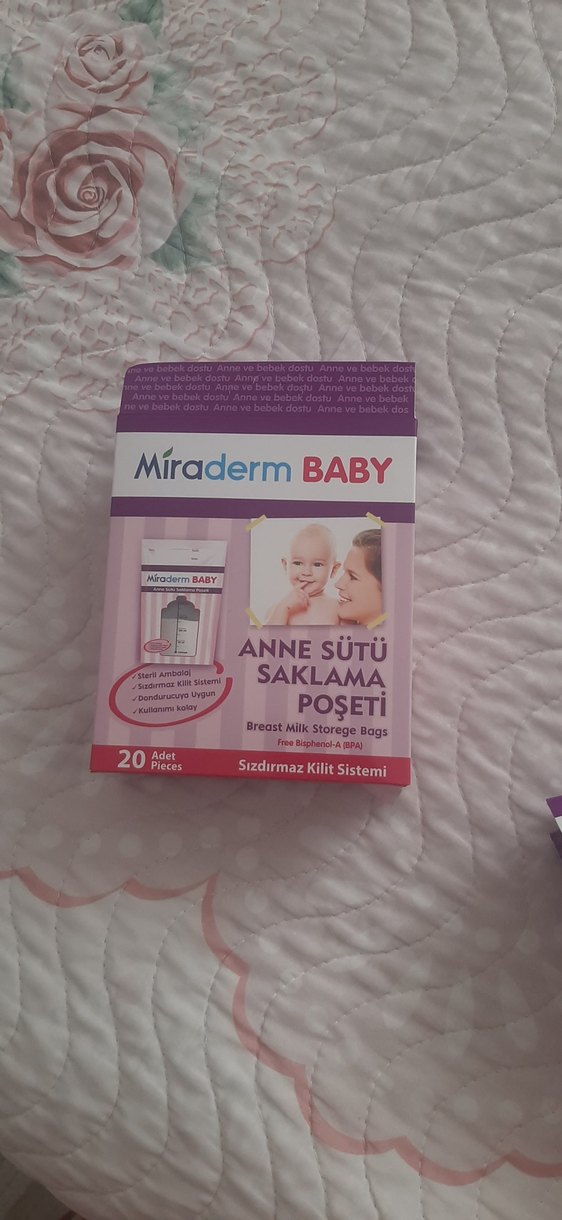 Miraderm Baby Anne Sütü Saklama Poşeti 20'li - Görsel 2