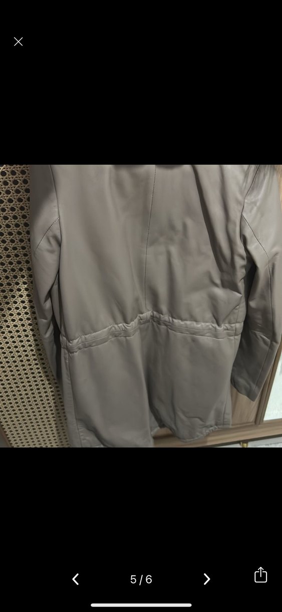 Kadın deri ceket - Görsel 4