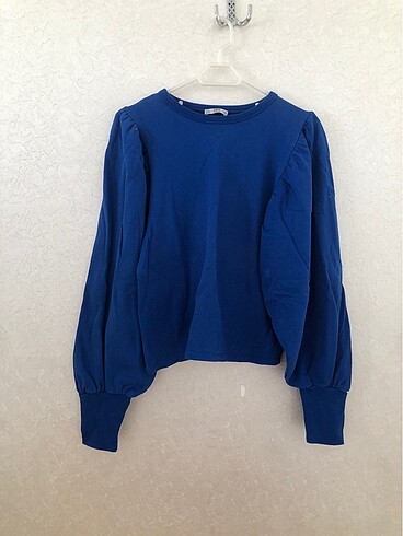 Zara Saks mavisi sweat