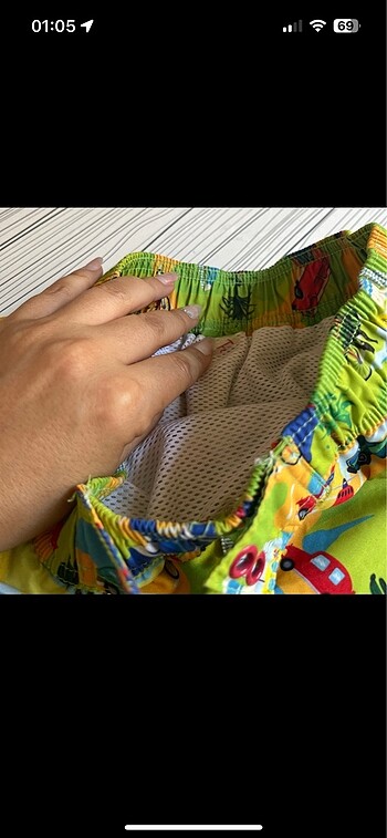 Erkek çocuk mayo deniz şortu plaj giyim - Görsel 2