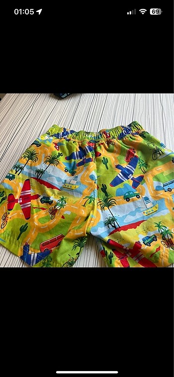 Erkek çocuk mayo deniz şortu plaj giyim - Görsel 4