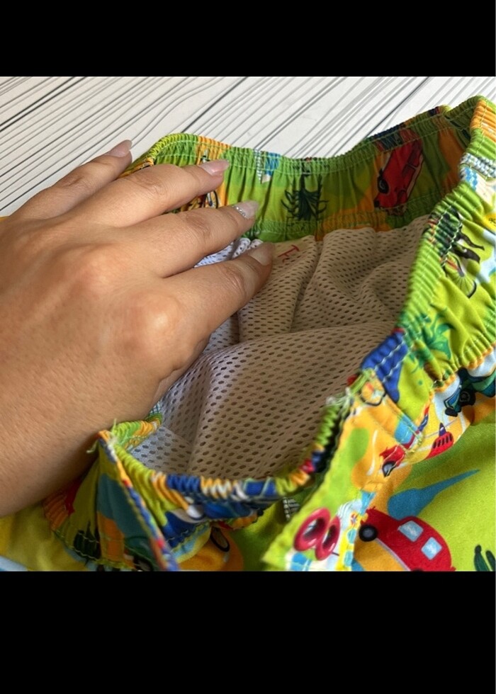 Erkek çocuk mayo deniz şortu plaj giyim - Görsel 2