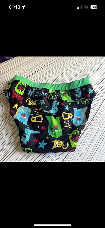 Erkek çocuk mayo deniz şortu plaj giyim - Görsel 3