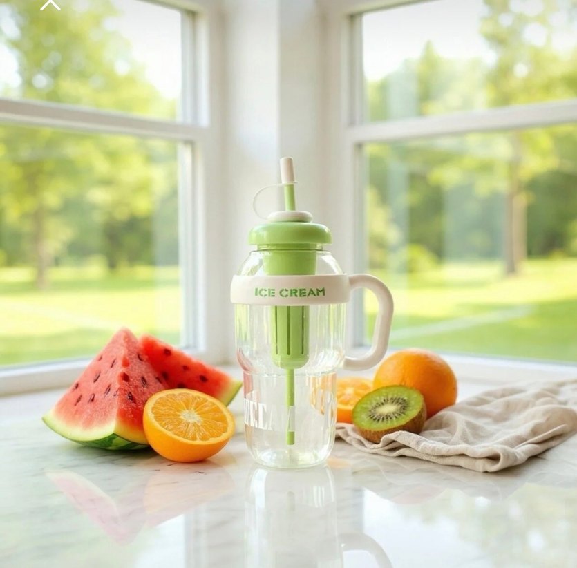 1300 ml Kulplu Detox Matara Suluk - Görsel 3