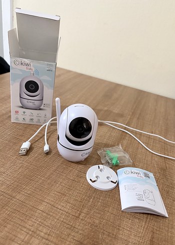 Kiwi K-Baby 99 IP Bebek Kamerası Beyaz - Görsel 3