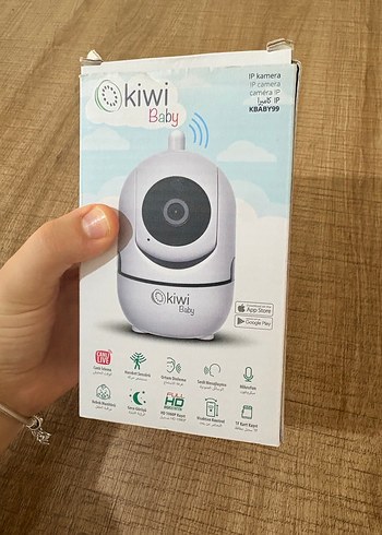Kiwi K-Baby 99 IP Bebek Kamerası Beyaz - Görsel 4