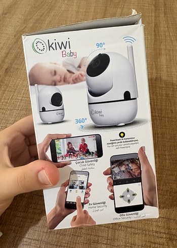 Kiwi K-Baby 99 IP Bebek Kamerası Beyaz - Görsel 2