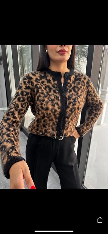 Leopar hırka
