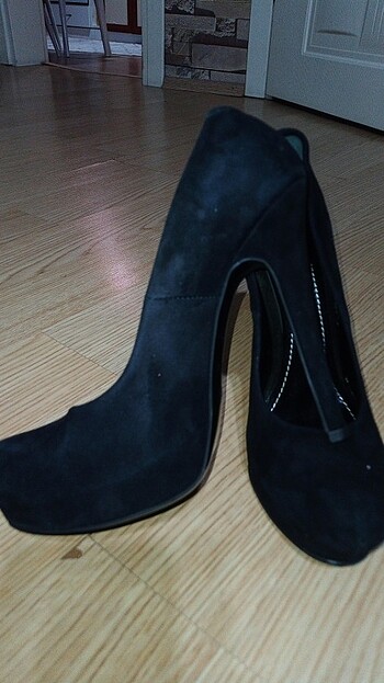 40 Beden Siyah topuklu ayakkabı 