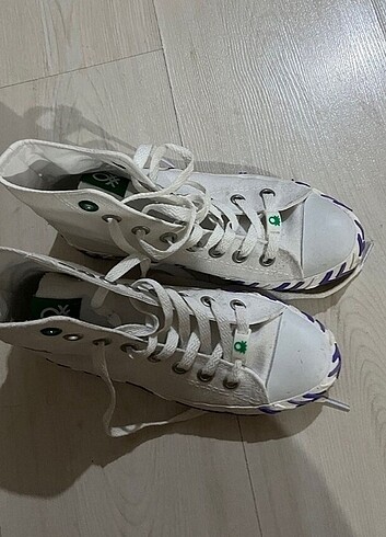 Benetton benetton beyaz ayakkabı 