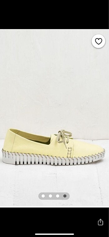 Elle Elle Sarı Loafer Ayakkabı