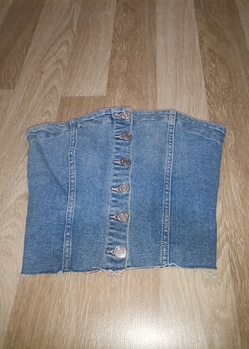 LTB Straplez Denim Mini Büstiyer