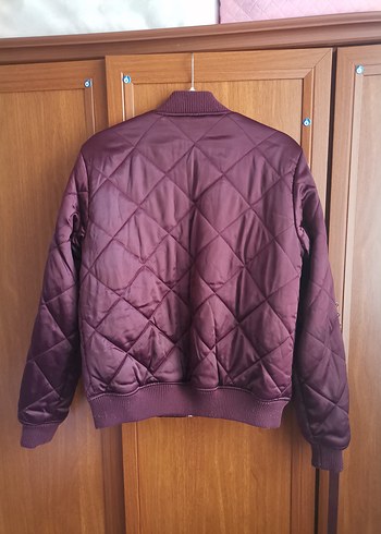 Bordo Kadın Mont - Görsel 3