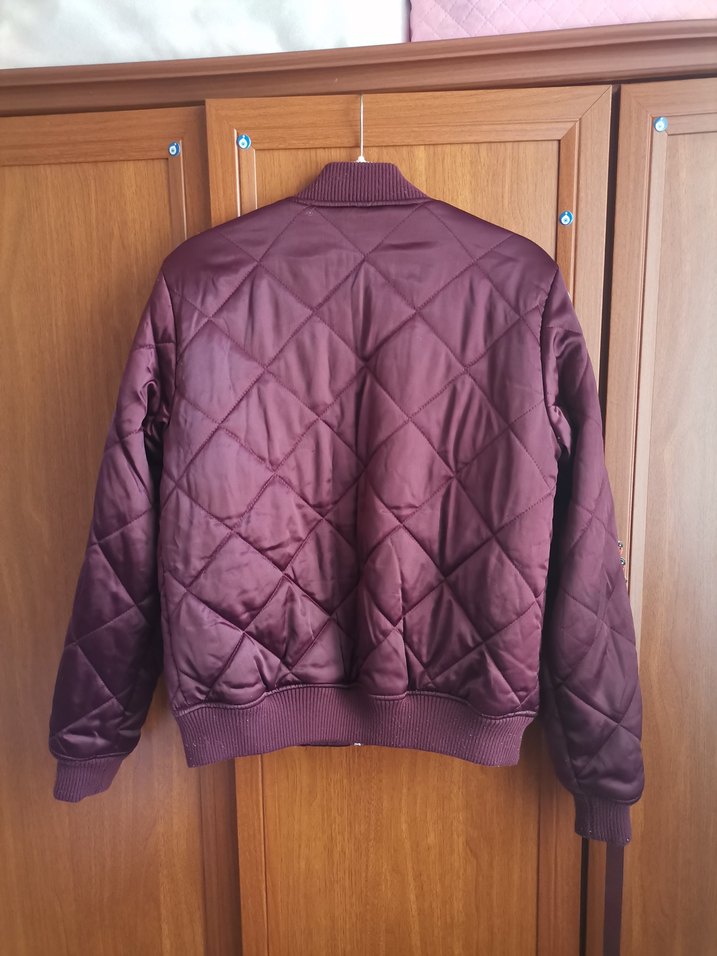 Bordo Kadın Mont - Görsel 3