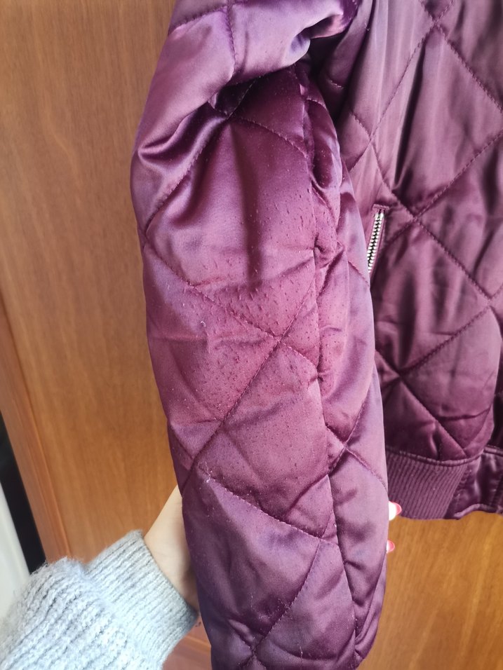 Bordo Kadın Mont - Görsel 2