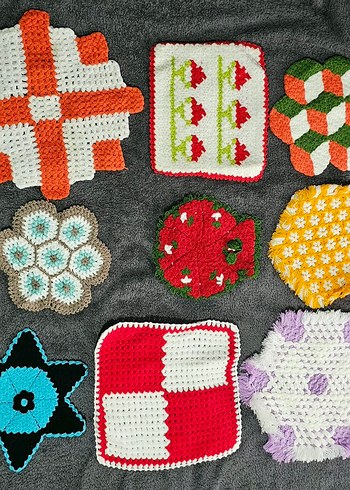 Renkli El Yapımı Banyo Süngerleri (Çeyizlik Lifler) - Görsel 2