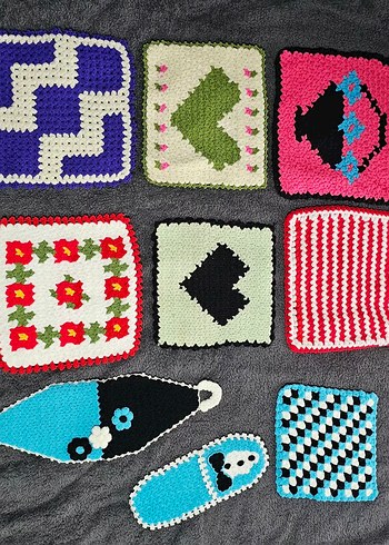 Renkli El Yapımı Banyo Süngerleri (Çeyizlik Lifler) - Görsel 3