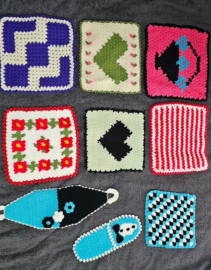 Renkli El Yapımı Banyo Süngerleri (Çeyizlik Lifler) - Görsel 3